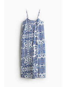 H & M - Oversized tricot jurk - Blauw