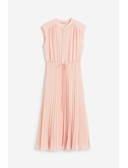 H & M - Plisséjurk van chiffon - Roze