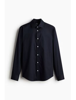 H & M - Overhemd - Slim Fit - Blauw