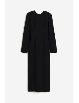 H & M - Maxi-jurk van viscose - Zwart