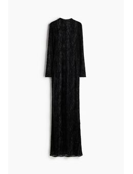 H & M - Lace Maxi Dress - Zwart