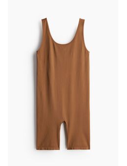 H & M - MAMA Seamless zwangerschapsbodysuit - Beige