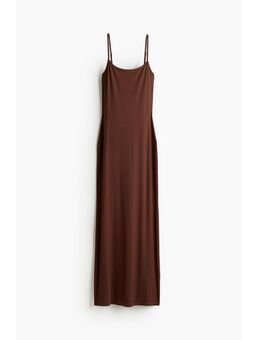 H & M - Geribde maxi-jurk - Beige