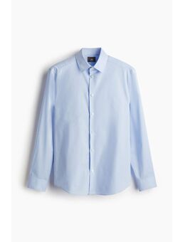 H & M - Easy Iron-overhemd - Regular Fit - Blauw