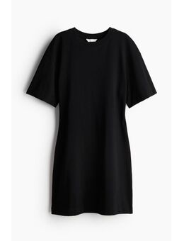 H & M - Getailleerde T-shirtjurk - Zwart