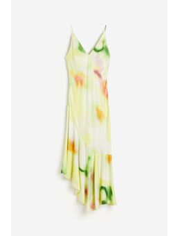 H & M - Asymmetrische slip-on jurk - Geel