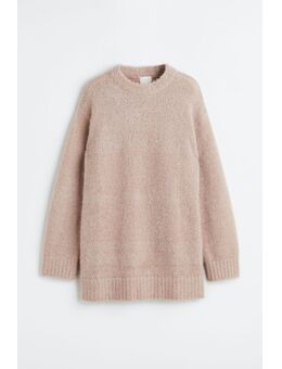 H & M - Glitterende jurk - Beige