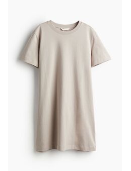 H & M - Katoenen T-shirtjurk - Bruin