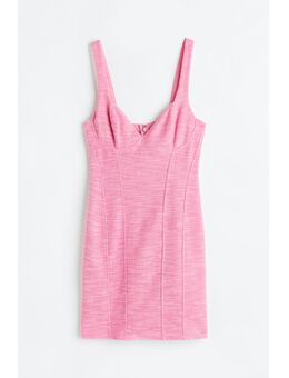 H & M - Mouwloze bodyconjurk - Roze