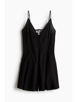 H & M - Strappy A-linejurk - Zwart