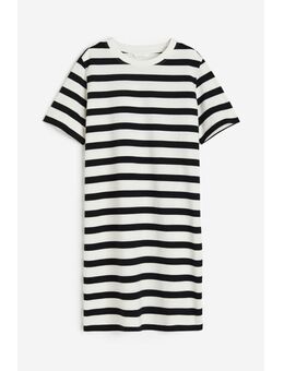 H & M - Katoenen T-shirtjurk - Wit