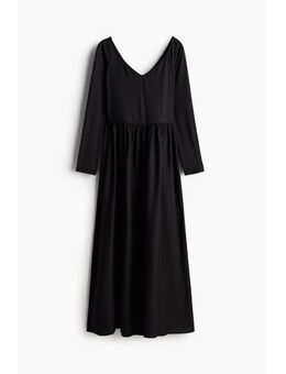 H & M - Off-the-shoulderjurk - Zwart