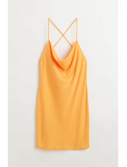H & M - Korte slip-on jurk - Oranje
