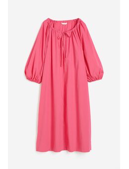 H & M - Jurk met drawstring - Roze