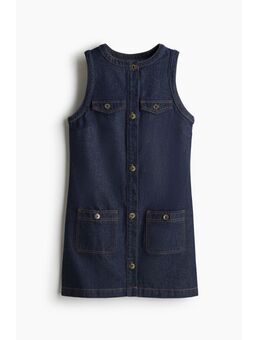 H & M - Denim doorknoopjurk - Blauw