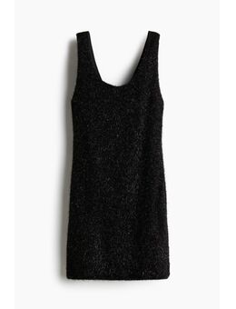 H & M - Glitterende mini-jurk - Zwart