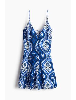 H & M - Strappy A-linejurk - Blauw