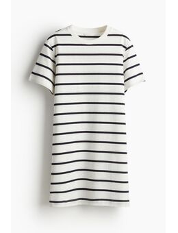 H & M - Katoenen T-shirtjurk - Wit