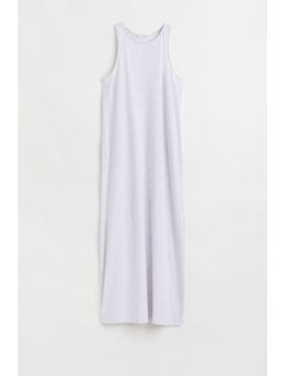 H & M - Mouwloze tricot jurk - Grijs