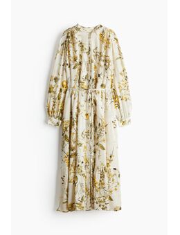 H & M - Oversized crinklejurk - Wit