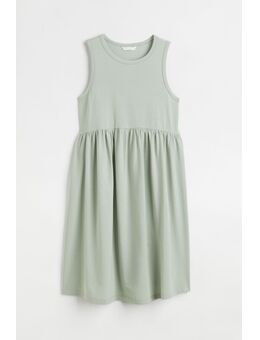 H & M - MAMA Korte tricot jurk - Groen