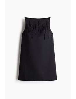 H & M - Mini-jurk met decoraties - Zwart