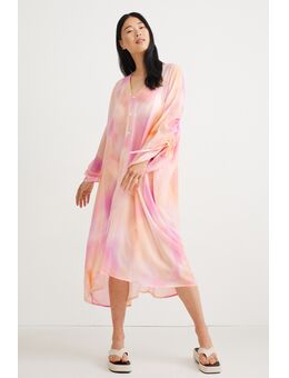 C&A Kimono-met patroon, Roze, Maat: 1 maat