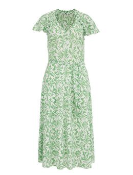 Dames jurk met dessin - Regular fit - Groen -  Maat: XS