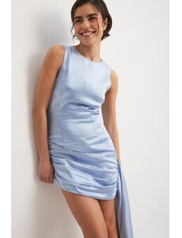 Mini-jurk met sleep - Blue