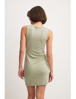 Soft Line Mini Dress - Green