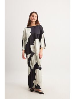 Maxi-jurk met open rug - Multicolor,Flower