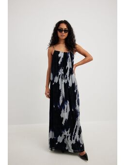 Maxi-jurk met bandjes - Multicolor