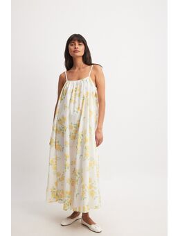 Flowy midi-jurk van katoen - Flower