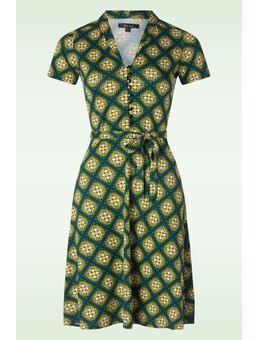Emmy Kirby jurk in Para groen