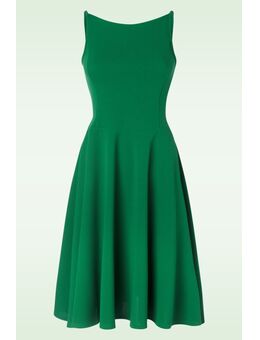 Athena swing jurk in groen