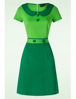 Collard Mod jurk in groen