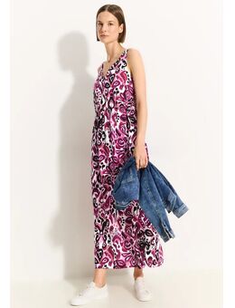 Dames Maxi-jurk met print in Pink, Gr: M