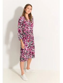 Dames Tuniekjurk met print in Pink, Gr: M