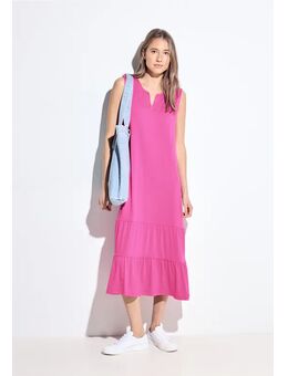 Dames Jersey zomerjurk in Pink, Gr: S