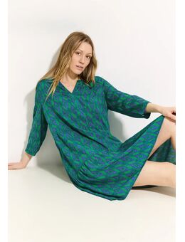 Dames Tuniekjurk met print in Groen, Gr: M