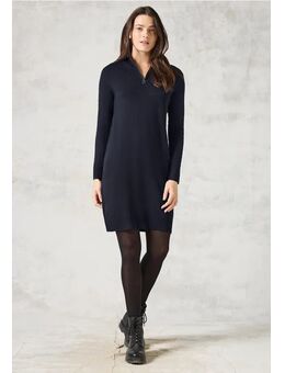 Dames Gezellige troyer jurk in Blauw, Gr: XS