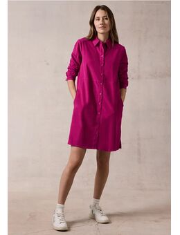 Dames Corduroy jurk in Pink, Gr: XXL