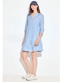 Dames Tuniekjurk in Blauw, Gr: L