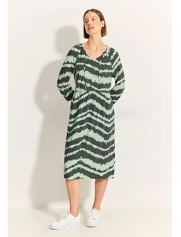 Dames Tuniekjurk met print in Groen, Gr: S