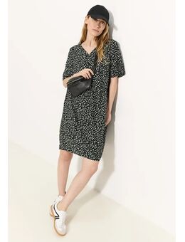 Dames Zomerjurk met print in Zwart, Gr: M