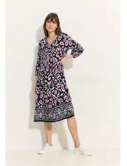 Dames Tuniekjurk met print in Zwart, Gr: M