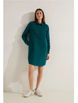 Dames Babycord jurk in Groen, Gr: XL