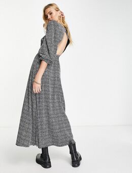 Gestuz - Ila - Midi-jurk met print in multi-Veelkleurig