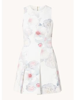 Puxie mouwloze mini jurk met bloemenprint