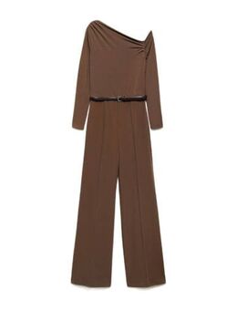 Wide leg jumpsuit bruin